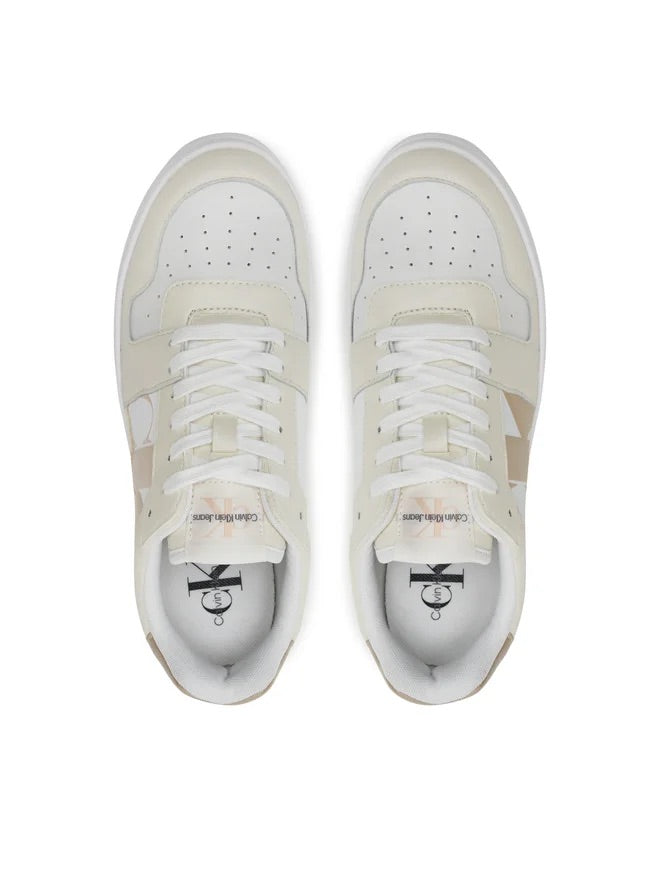 CALVIN KLEIN 14820LC DAMA BLANCA BEIGE PLATAFORMA
