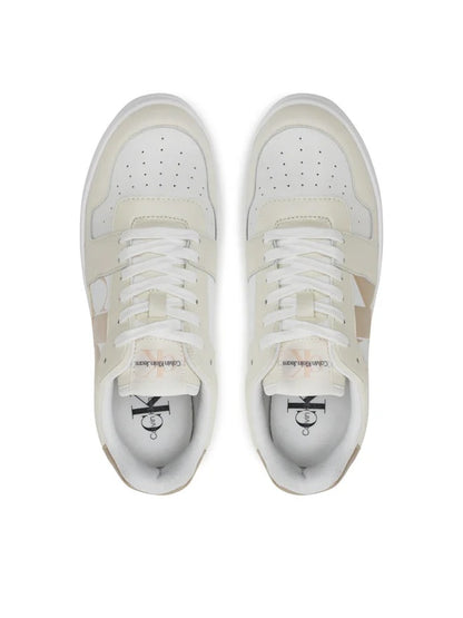 CALVIN KLEIN 14820LC DAMA BLANCA BEIGE PLATAFORMA